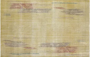 Vintage Turkish Mid-Century-Modern Rug - 5'5" x 8'7"