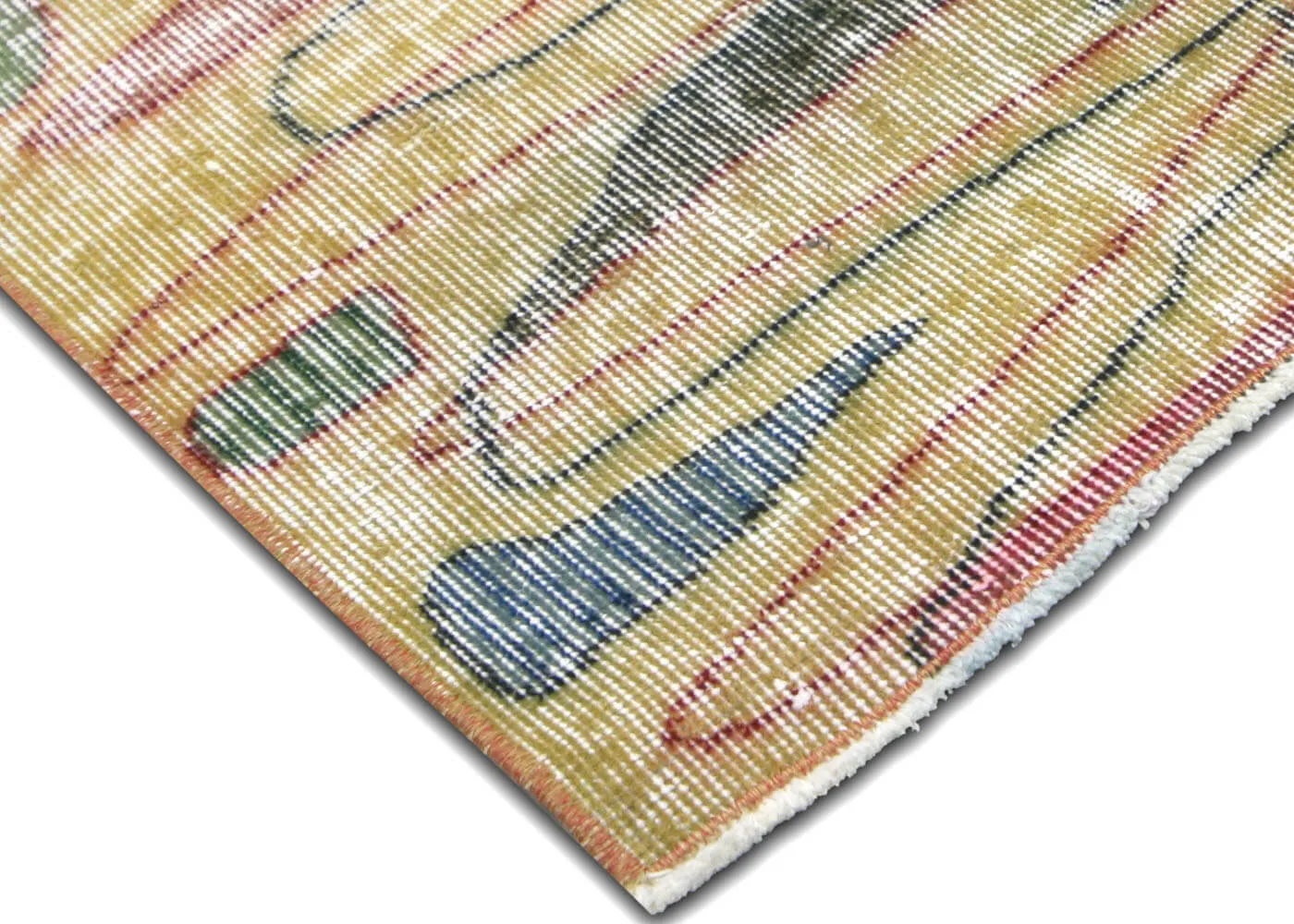 Vintage Turkish Mid-Century-Modern Rug - 6'10" x 9'2"