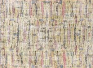 Vintage Turkish Mid-Century-Modern Rug - 6'10" x 9'2"