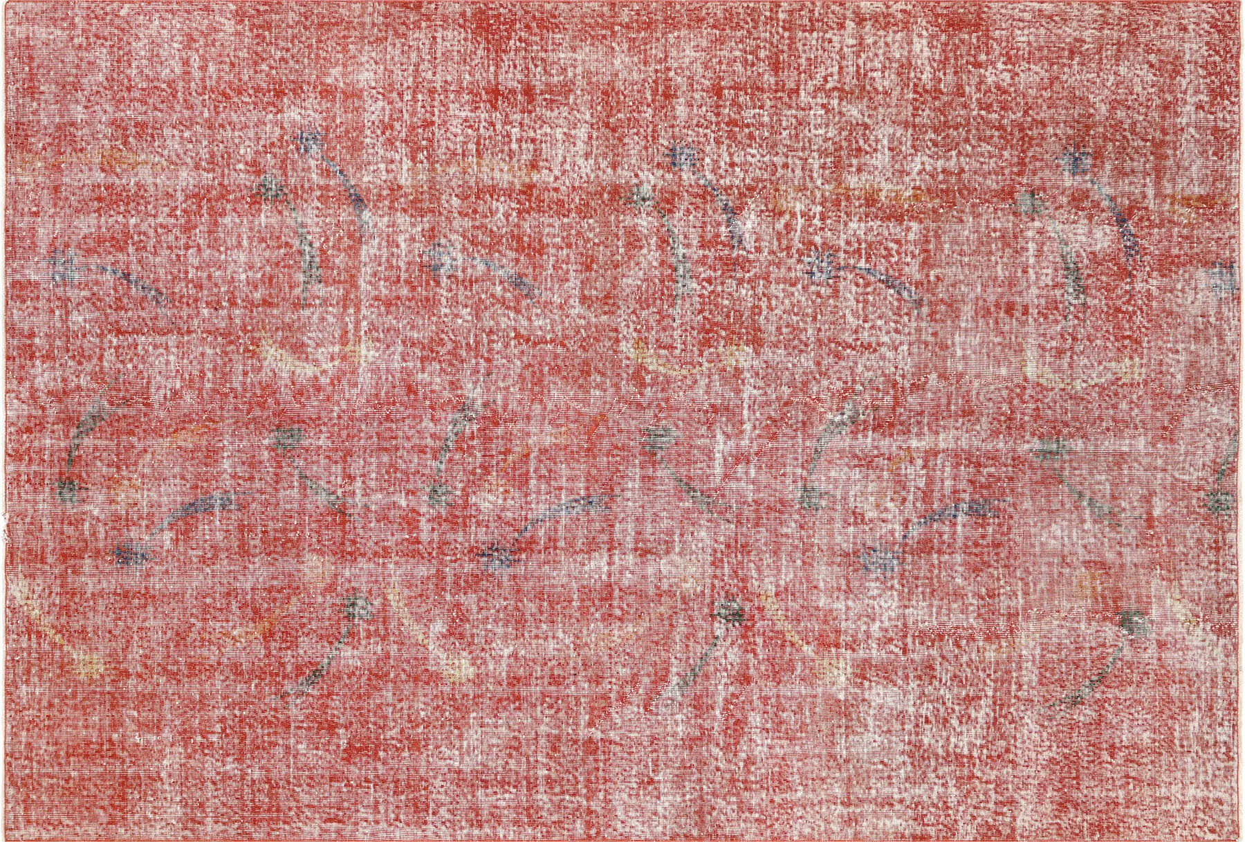 Vintage Turkish Mid-Century-Modern Rug - 6'7" x 9'9"