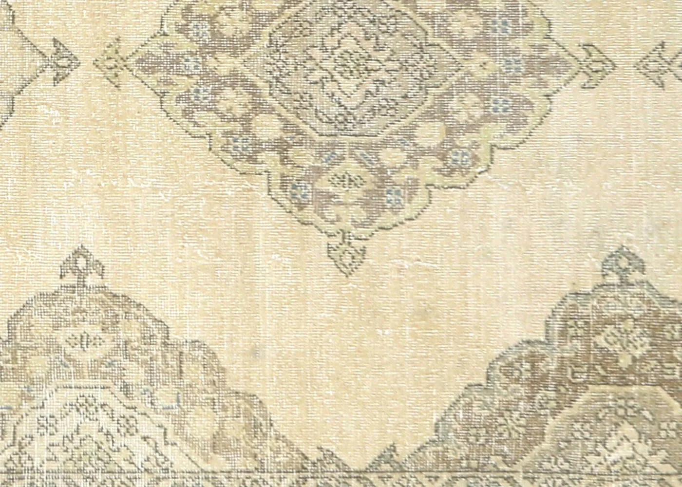 Vintage Turkish Oushak Rug - 4' x 12'1"