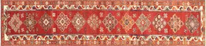 Vintage Turkish Oushak Runner - 2'8" x 12'