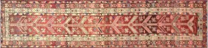 Vintage Turkish Oushak Runner - 3' x 12'8"