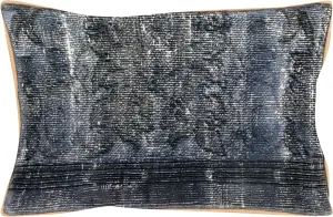 Vintage Turkish OverDyed Pillow - 12" x 20"