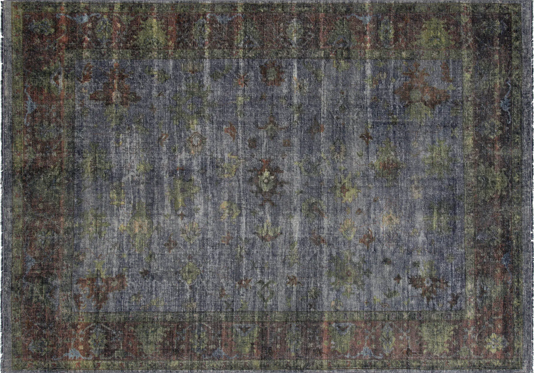 Vintage Turkish OverDyed Rug - 10' x 13'11"