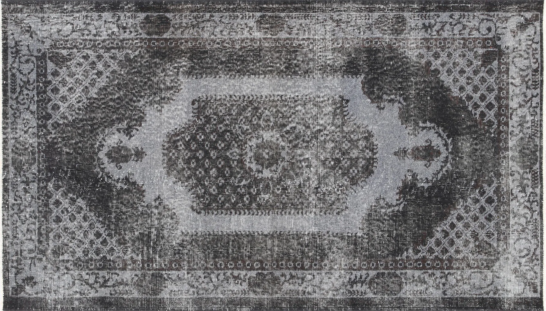 Vintage Turkish OverDyed Rug - 3'10" x 6'9"
