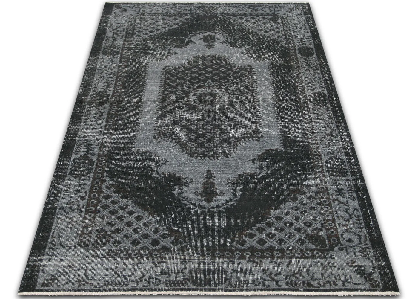 Vintage Turkish OverDyed Rug - 3'10" x 6'9"