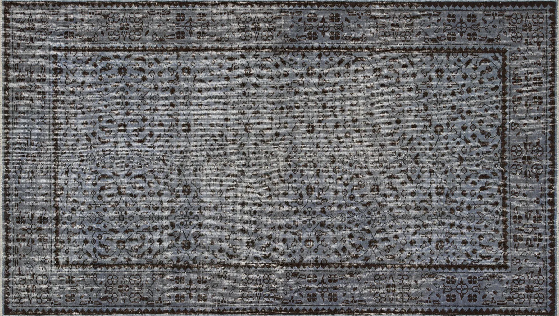 Vintage Turkish OverDyed Rug - 3'9" x 6'7"