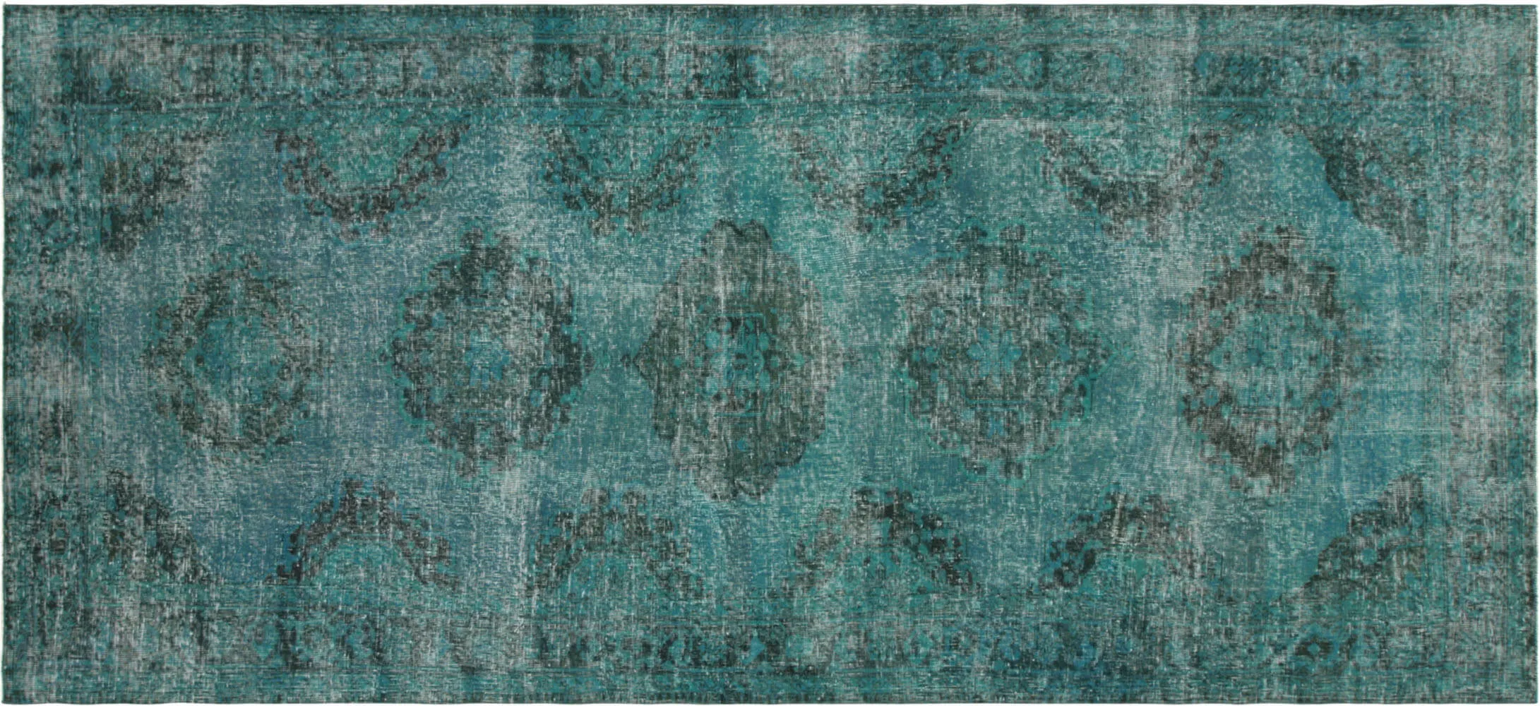 Vintage Turkish OverDyed Rug - 4'11" x 11'11"
