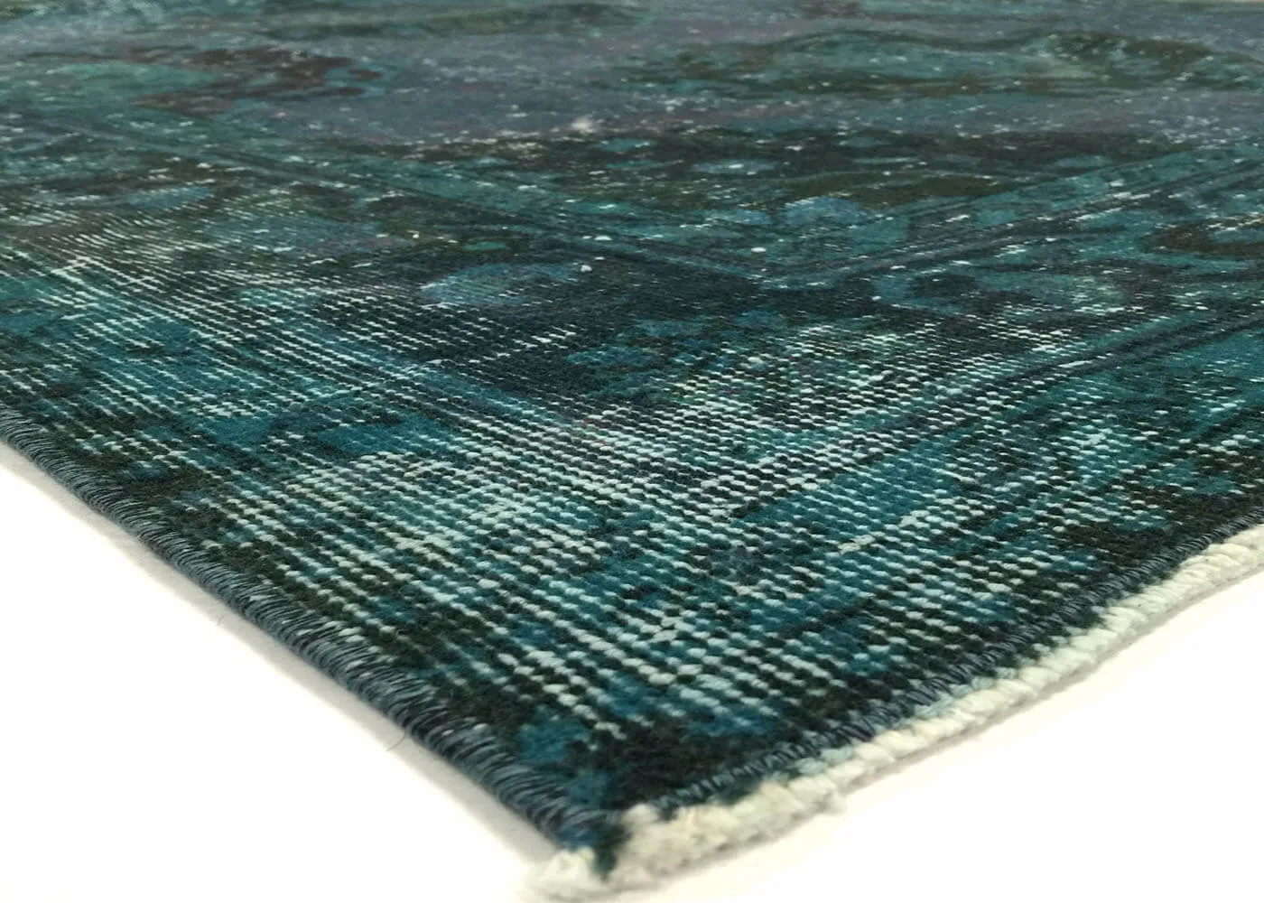 Vintage Turkish OverDyed Rug - 4'11" x 11'11"