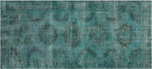 Vintage Turkish OverDyed Rug - 4'11" x 11'11"