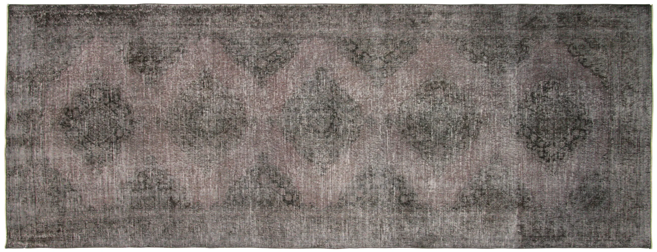 Vintage Turkish OverDyed Rug - 4'6" x 12'2"