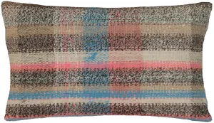 Vintage Turkish Rag Pillow - 11" x 19"