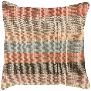 Vintage Turkish Rag Pillow - 15" x 16"