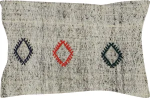 Vintage Turkish Rag Pillow - 16" x 24"
