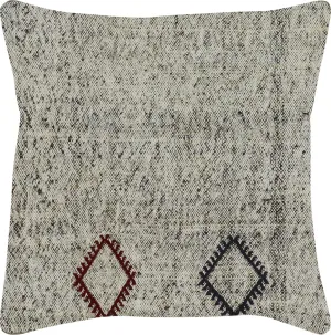 Vintage Turkish Rag Pillow - 20" x 20"