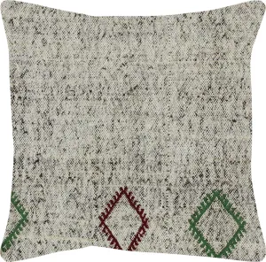 Vintage Turkish Rag Pillow - 20" x 20"