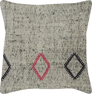 Vintage Turkish Rag Pillow - 20" x 20"