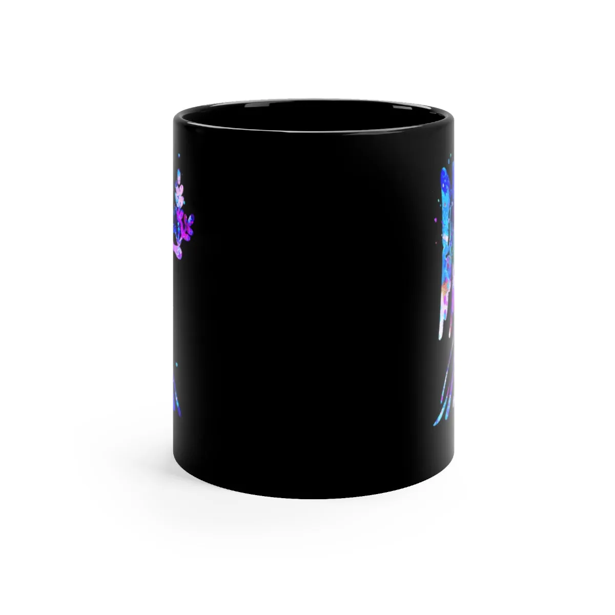Virgo Zodiac Sign Black Mug 11oz