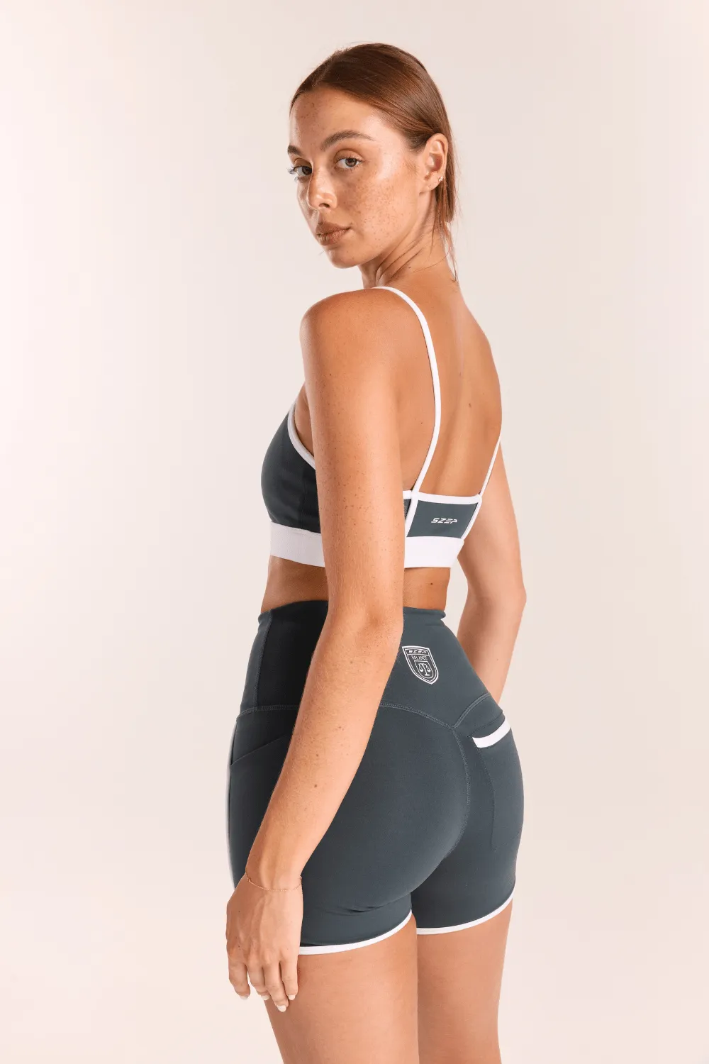 Volley Short - Teal/White