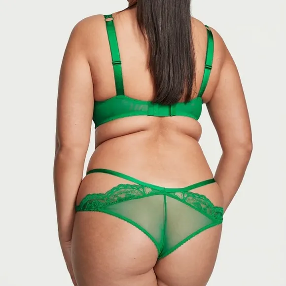 V.S. Very Sexy Shine Strap Rhinestone Bling Push Up Bra - 34D