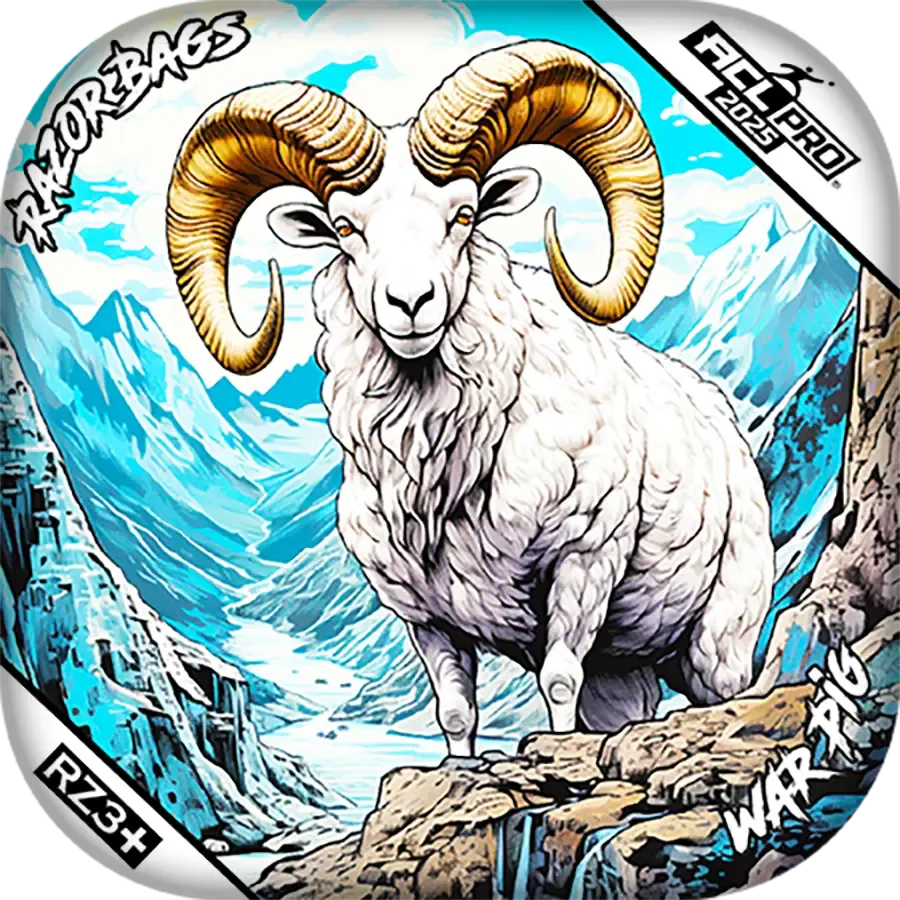 War Pig | Alaskan Dall Sheep | ACL PRO Razor Cornhole Bags