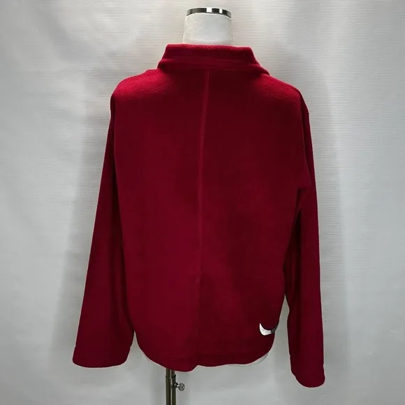 Warner Bros. Studio Store Vtg 90s Tom and Jerry Fushia Women’s Fleece Jacket Lrg