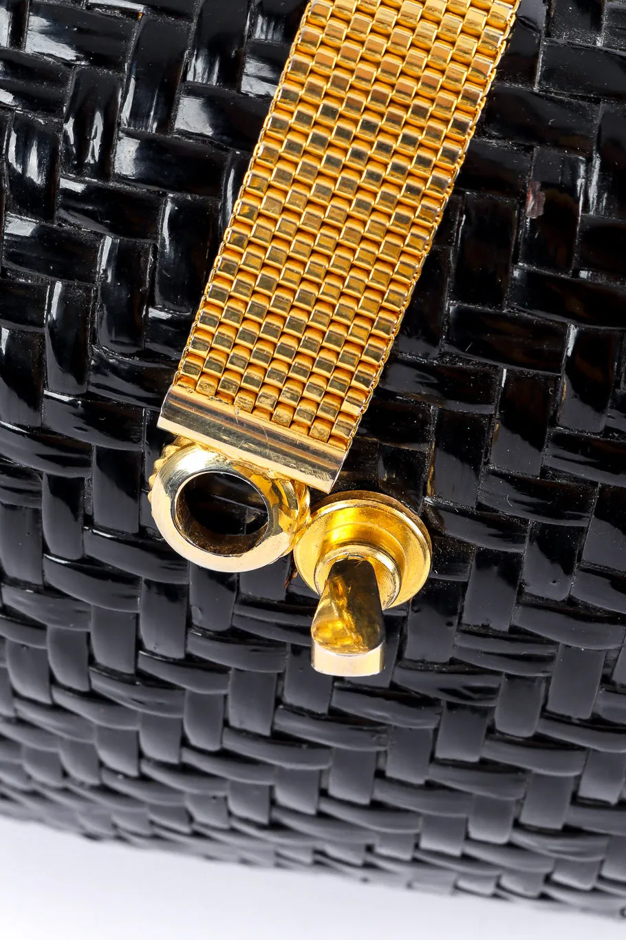 Wicker Top Handle Bag