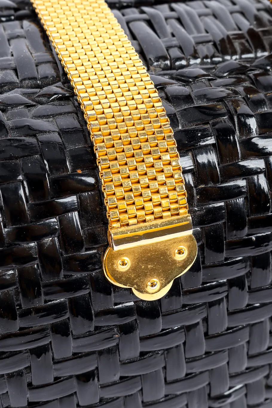 Wicker Top Handle Bag