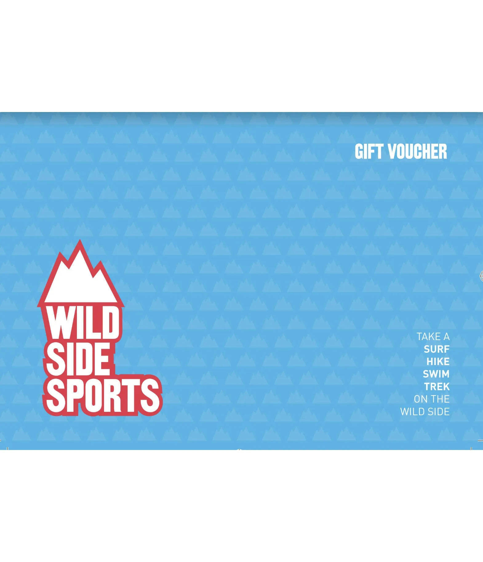 WILD SIDE SPORTS GIFT VOUCHER