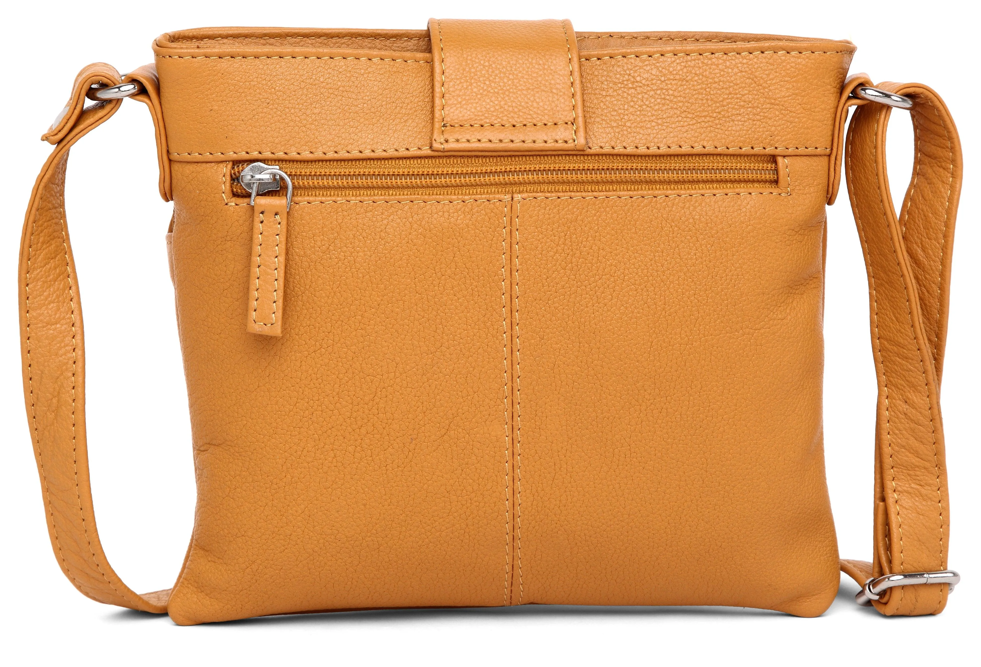 WildHorn® Upper Grain Genuine Leather Ladies Sling Bag| Crossbody Bag for Girls & Women