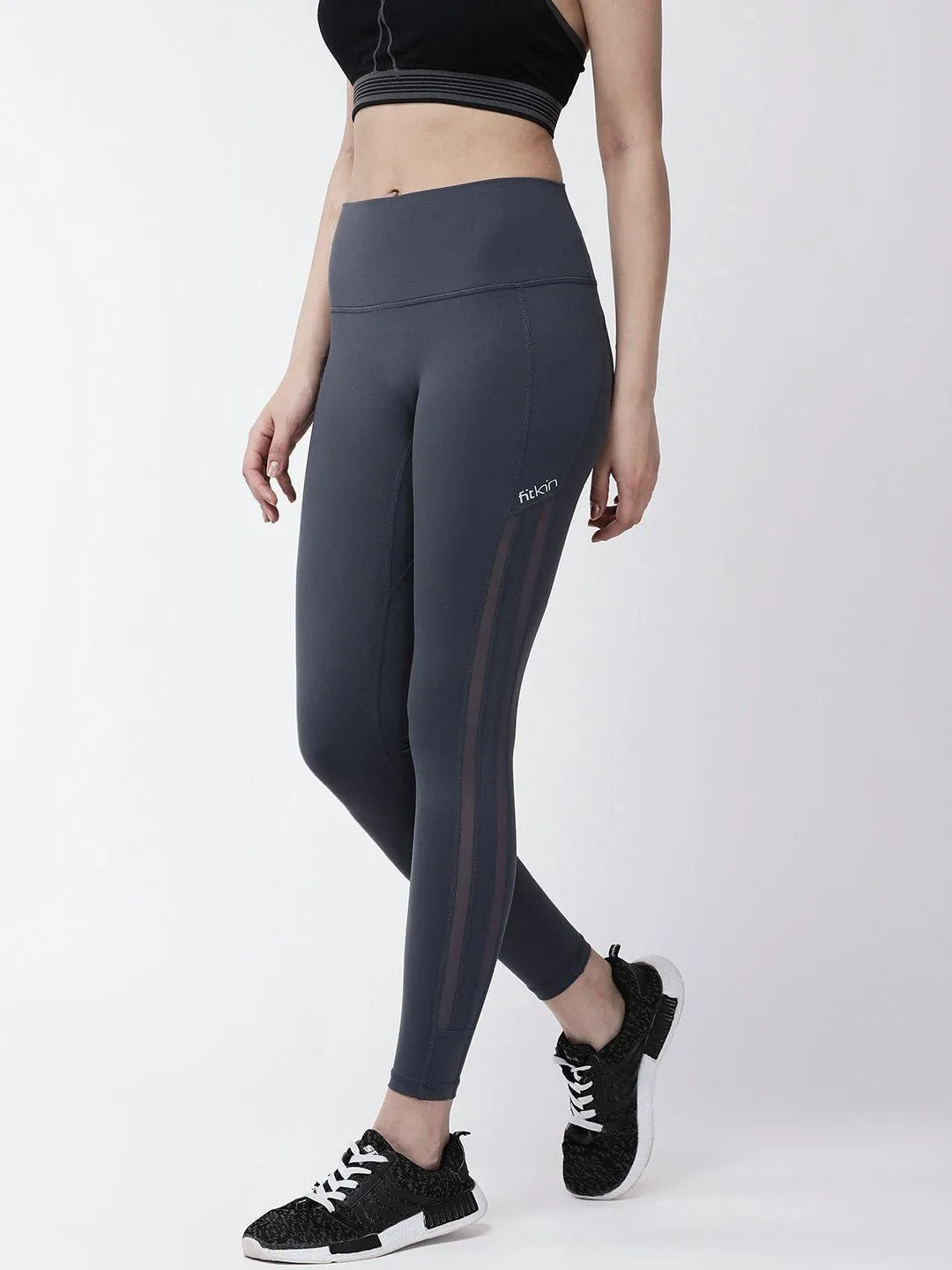 Women's High Rise Side Stripe Tights