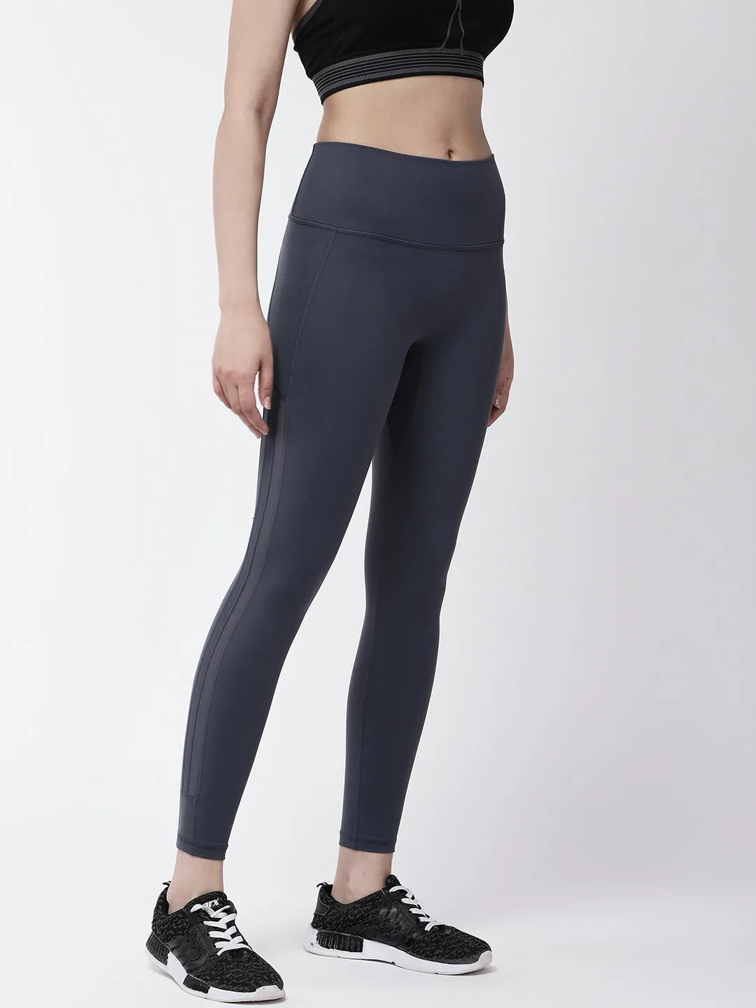 Women's High Rise Side Stripe Tights