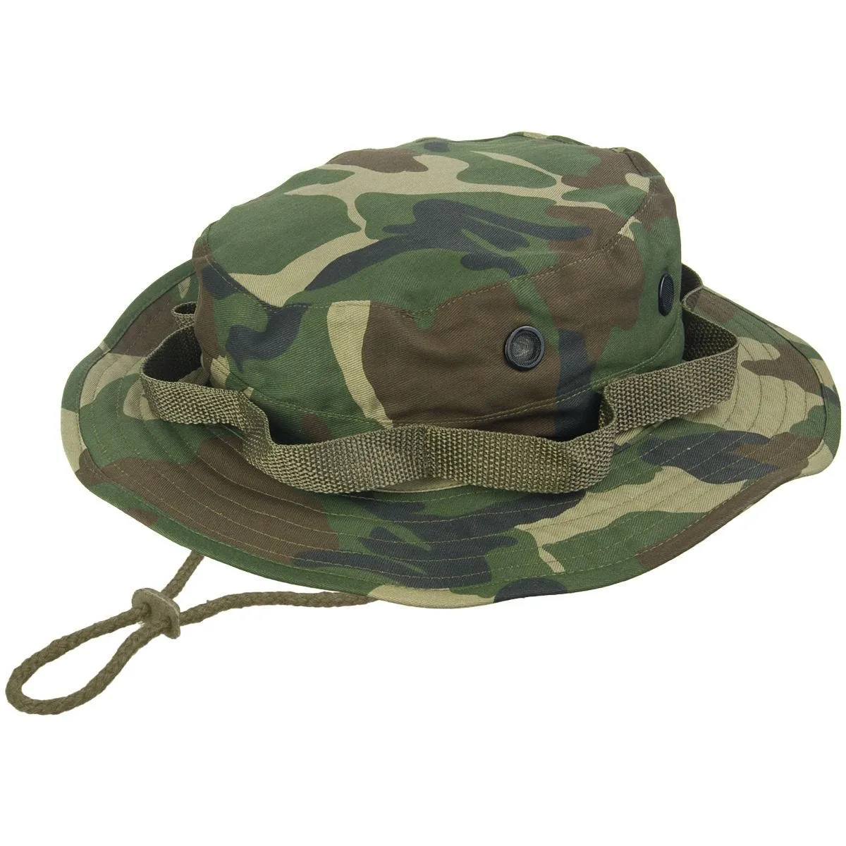 Woodland Camo Boonie Hat - Regular Size
