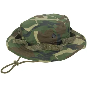Woodland Camo Boonie Hat - Regular Size