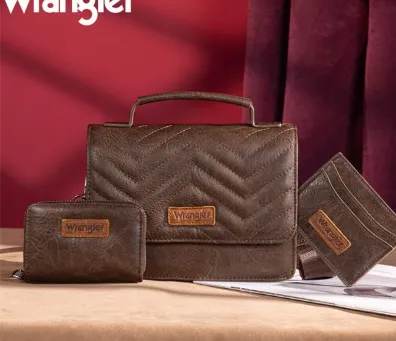 Wrangler 3PCs Set Mini Top Handle Crossbody (pre-order)