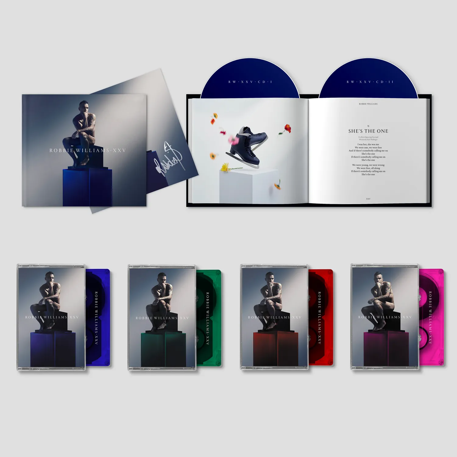 XXV Signed Deluxe CD   4 Cassettes