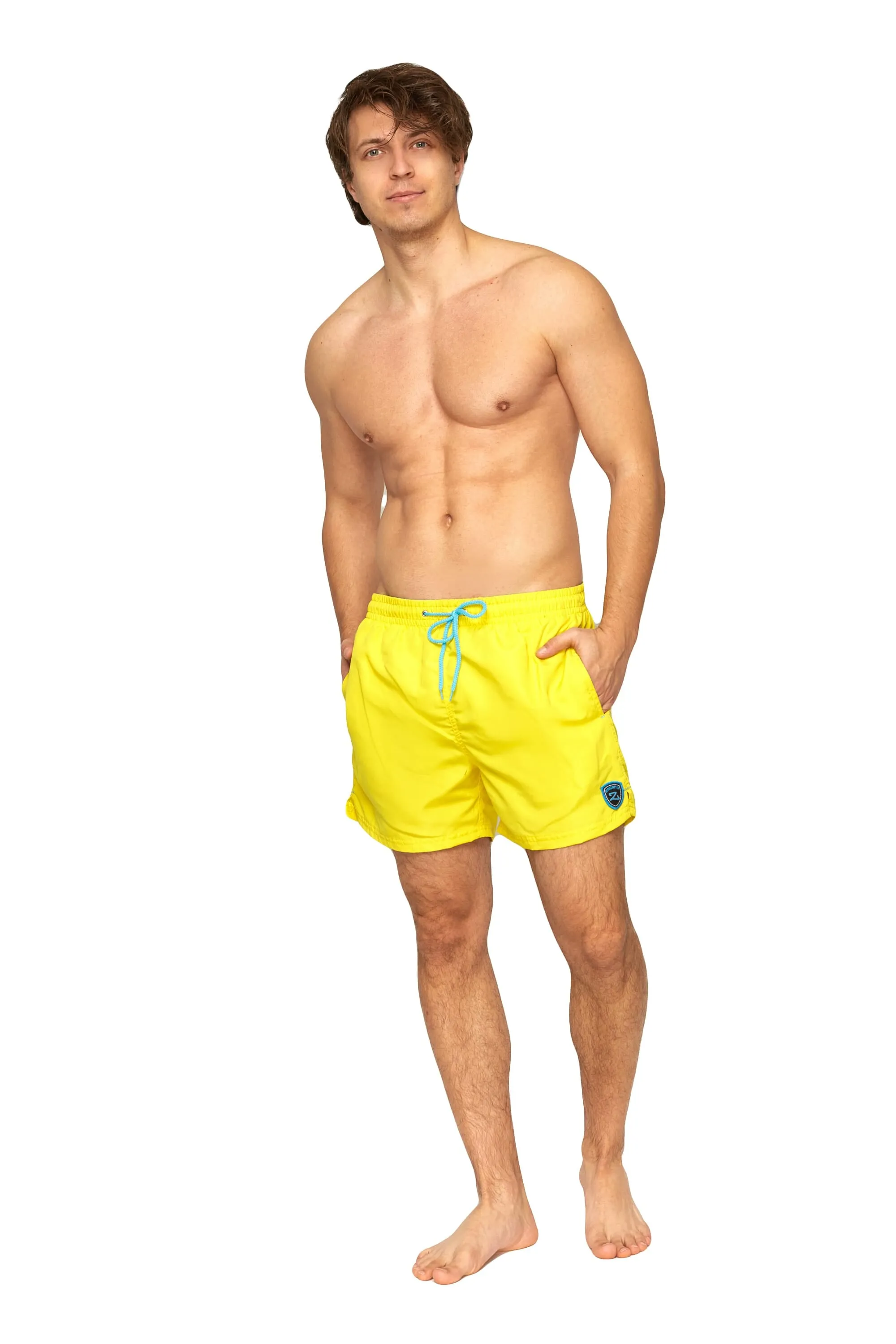 ZAGANO MEN SHORTS 5106-yellow