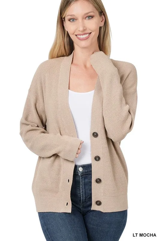 ZENANA Viscose Sweater Cardigan