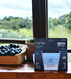 Zip Top Snack Bag Containers