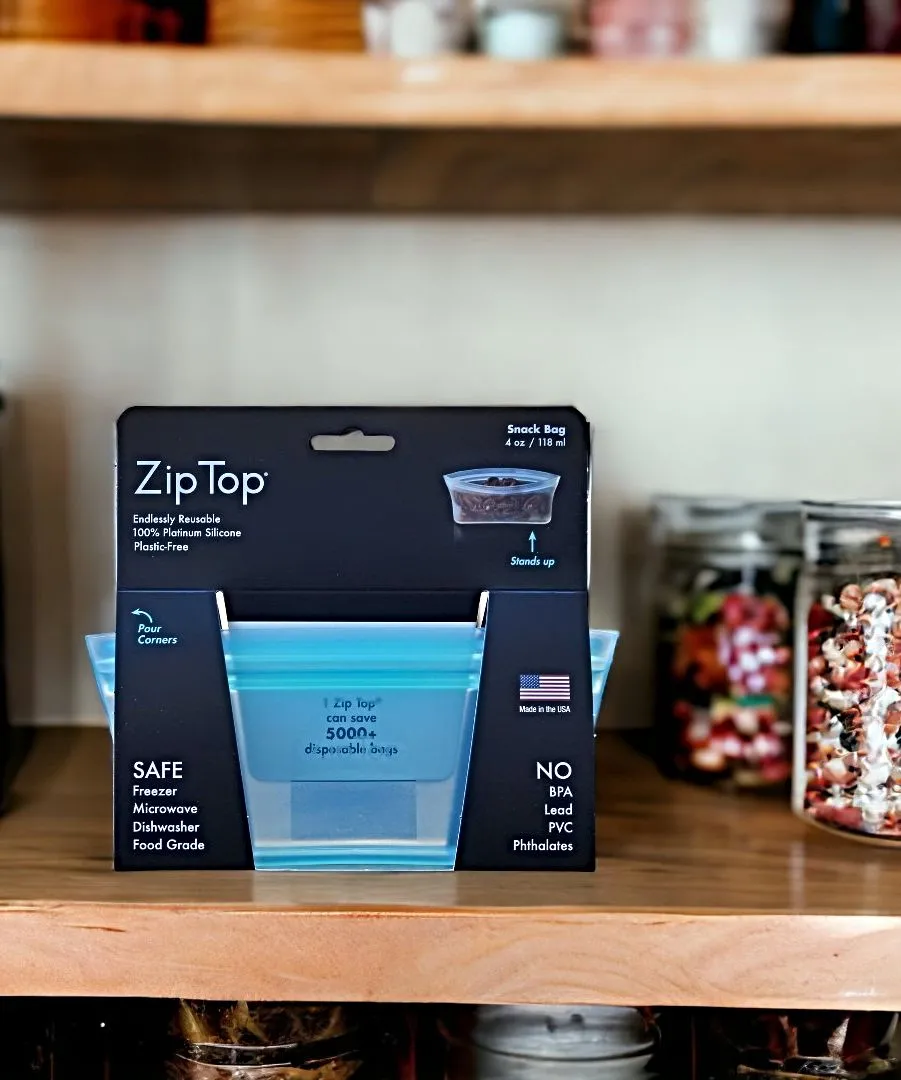 Zip Top Snack Bag Containers